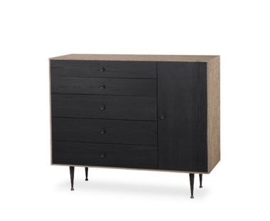 Matilda Dresser - 5 Drawer / Black